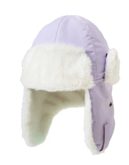 New With Tags Grand Sierra Faux Fur Aviator Hat for Toddlers - Orchid Petal 2-4T